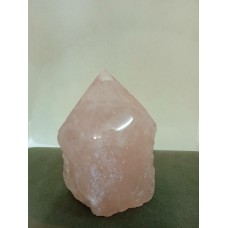 Розовый кварц кристалл 65х75 мм. (част.обр)