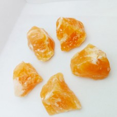 Кальцит оранж необработанный