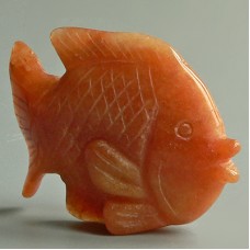 34178 Рыбка оранжевый Кварцит